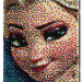 Пиксельная мозаика Холодное сердце 6600 деталей Pixel Quercetti