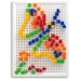 Мозаика для детей Птички Quercetti в чемоданчике Fantacolor Portable