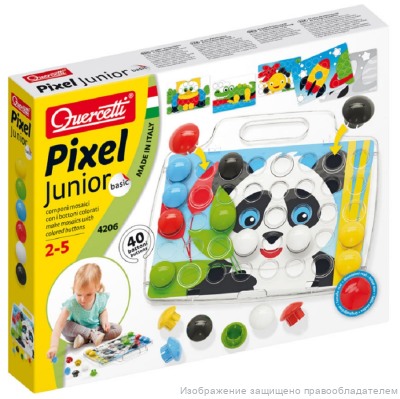 Мозаика для малышей Quercetti Pixel Junior для детей от 2 лет