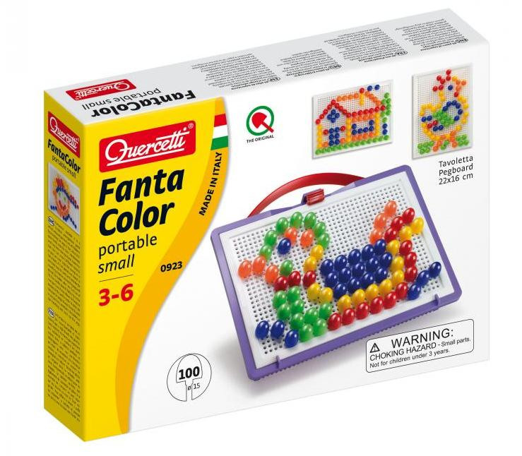 Мозаика Фантастические цвета в чемоданчике Fantacolor Portable small Quercetti