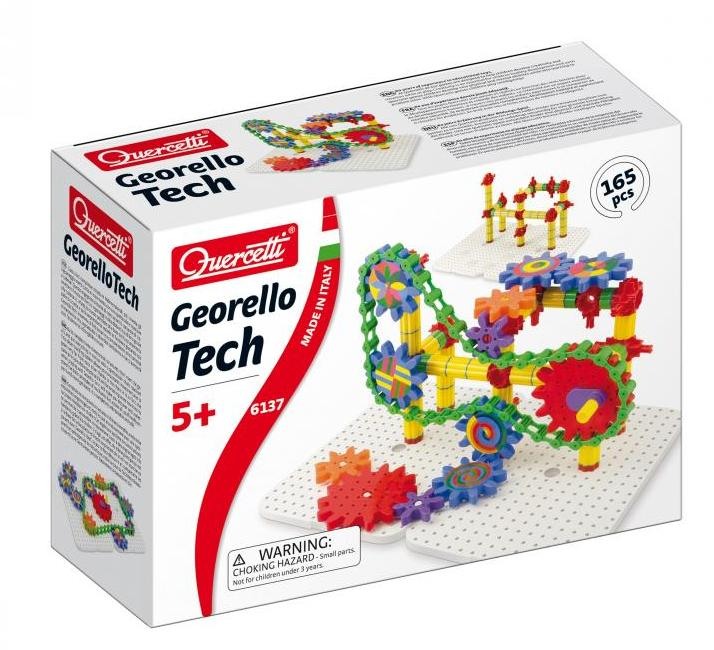 Конструктор с шестеренками Georello Tech Box Quercetti
