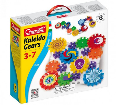 Конструктор шестеренки Quercetti Kaleido Gears для детей