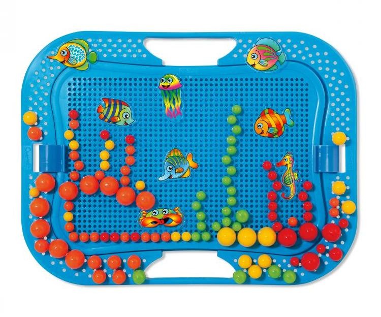 Мозаика Создай Подводный мир в чемоданчике Fantacolor Aquarium Quercetti