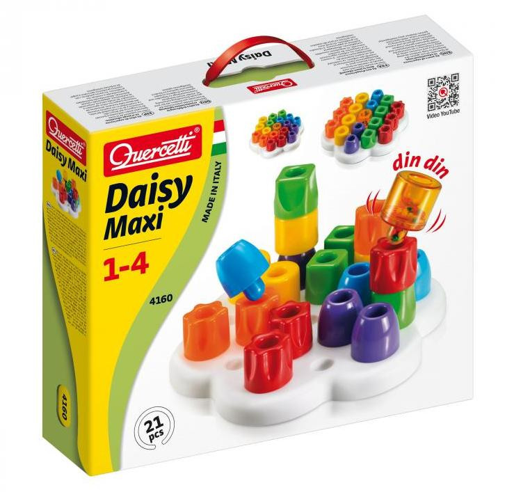 Мозаика сортер Quercetti игра для детей от 1 года Daisy Maxi для малышей