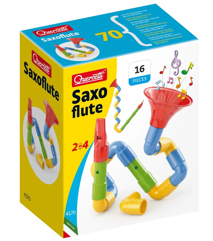 Конструктор для малышей Quercetti Saxoflute для детей от 2 лет