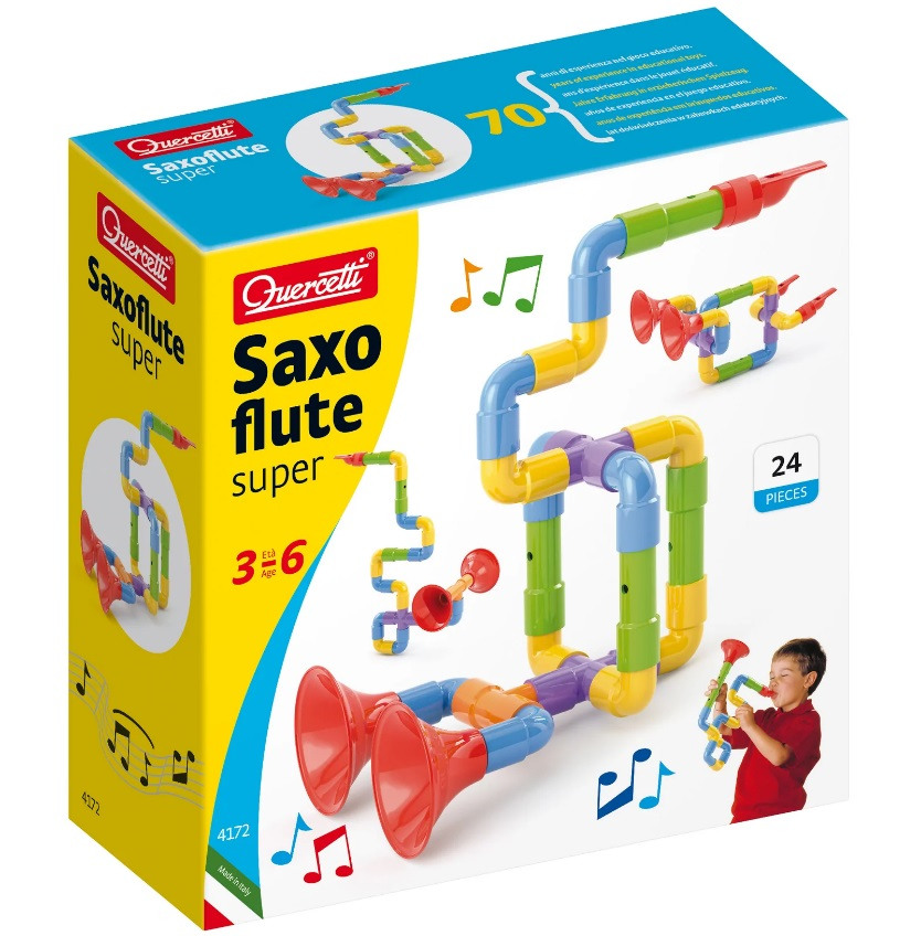 Конструктор для детей Quercetti Saxoflute super музыкальный