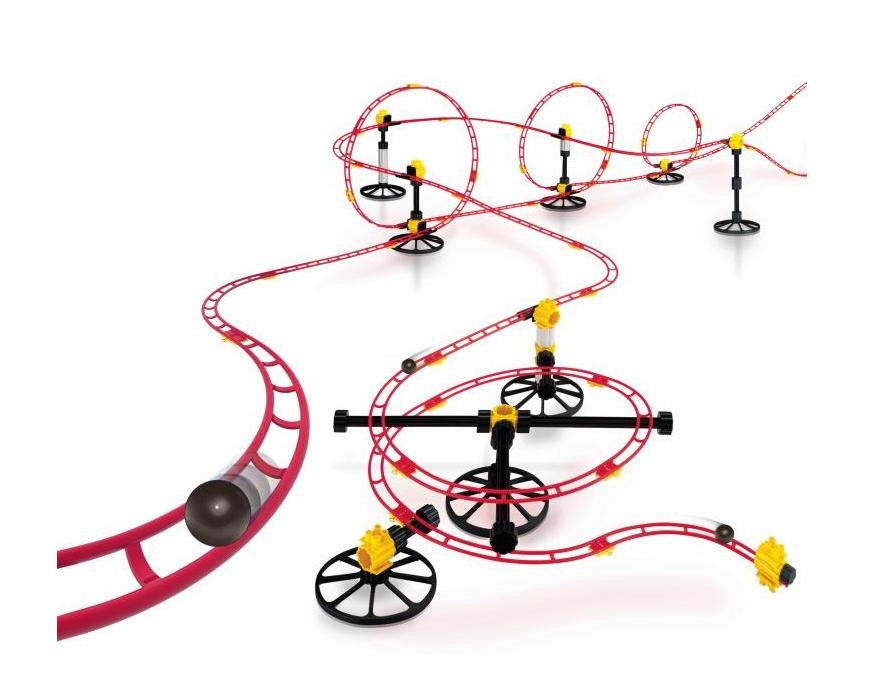 Конструктор Воздушные горки Maxi rail Roller Coaster Quercetti