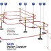 Конструктор Воздушные горки Maxi rail Roller Coaster Quercetti